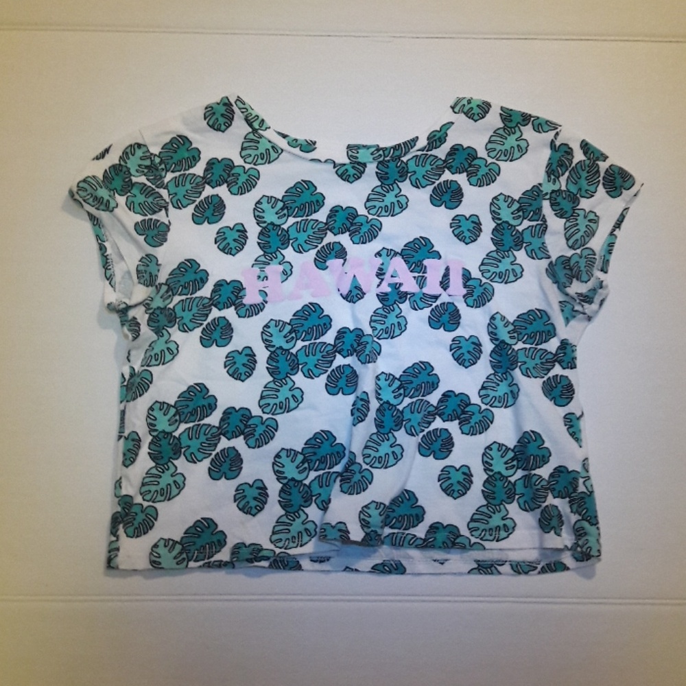 Hawaii green palm tee